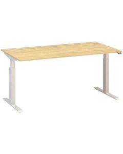 Výškově stavitelný stůl ALFA UP - 160 cm, dub Vice