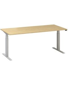 Výškově stavitelný stůl ALFA UP - 180 cm, divoká h