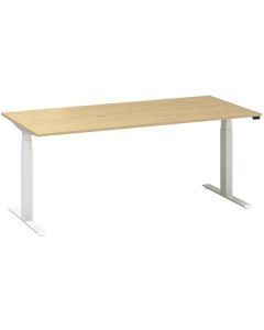 Výškově stavitelný stůl ALFA UP - 180 cm, divoká h