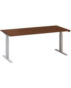 Výškově stavitelný stůl ALFA UP - 180 cm, ořech/st