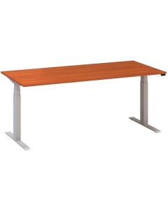 Výškově stavitelný stůl ALFA UP - 180 cm, třešeň/s