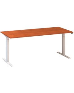 Výškově stavitelný stůl ALFA UP - 180 cm, třešeň/b