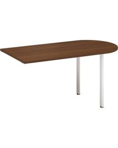Přídavný stůl Alfa 100 - 150 x 80 cm, ořech/šedý