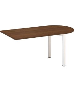 Přídavný stůl Alfa 200 - 150 x 80 cm, ořech/bílý