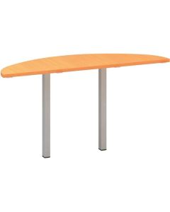 Přídavný stůl Alfa 200 - 140 cm, buk Bavaria/stříb