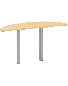 Přídavný stůl Alfa 200 - 140 cm, dub Vicenza/stříb