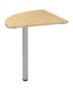 Přídavný stůl Alfa 200 - čtvrtkruh 70 cm, divoká h