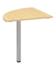 Přídavný stůl Alfa 200 - čtvrtkruh 70 cm, dub Vice