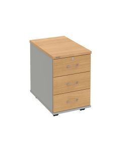 Mobilní kontejner Hobis K 33 Z N - dub/šedá
