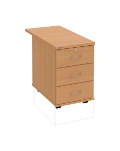 Mobilní kontejner Hobis K 33 Z N 80 - buk/buk