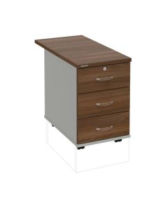 Mobilní kontejner Hobis K 33 Z N 80 - ořech/šedá
