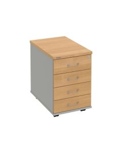 Mobilní kontejner Hobis K 34 C N - dub/šedá