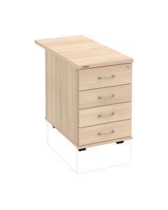 Mobilní kontejner Hobis K 34 C N 80 - akát/akát
