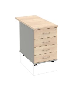 Mobilní kontejner Hobis K 34 C N 80 - akát/šedá