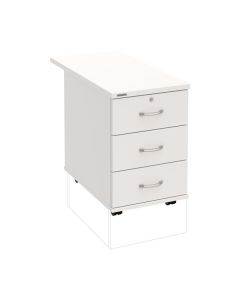 Mobilní kontejner Hobis K 33 Z P 80 - bílá/bílá