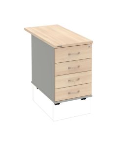 Mobilní kontejner Hobis K 34 C P 80 - akát/šedá