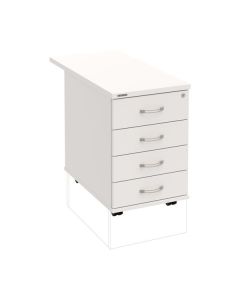 Mobilní kontejner Hobis K 34 C P 80 - bílá/bílá