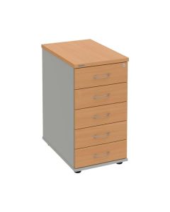Kontejner Hobis K 35 C P - buk/šedá