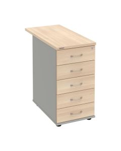 Kontejner Hobis K 35 C P 80 - akát/šedá