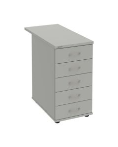 Kontejner Hobis K 35 C P 80 - šedá/šedá