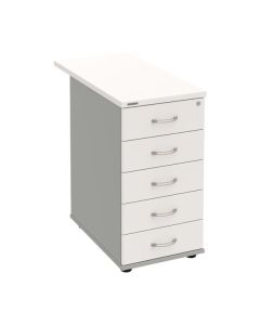 Kontejner Hobis K 35 C P 80 - bílá/šedá