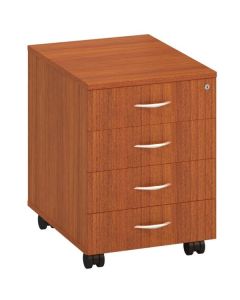Mobilní kontejner Alfa 500 - 4 zásuvky, třešeň