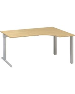Psací stůl Alfa 305 - ergo, pravý, 160 cm, divoká