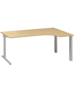 Psací stůl Alfa 305 - ergo, pravý, 180 cm, divoká