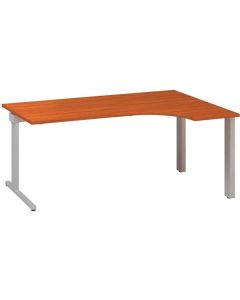 Psací stůl Alfa 305 - ergo, pravý, 180 cm, třešeň/