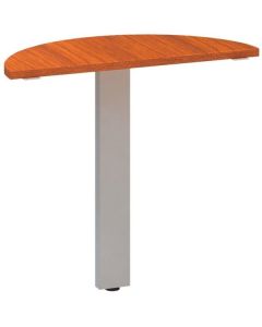 Přídavný stůl Alfa 305 - 80 cm, třešeň/stříbrný