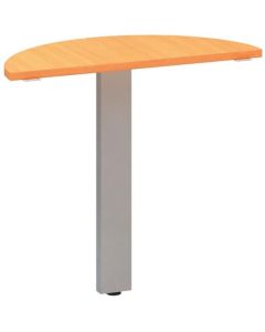 Přídavný stůl Alfa 305 - 80 cm, buk Bavaria/stříbr