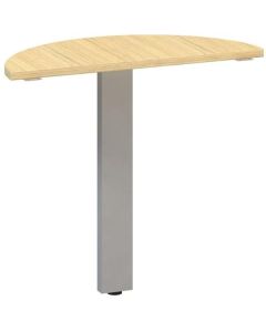 Přídavný stůl Alfa 305 - 80 cm, dub Vicenza/stříbr