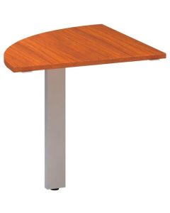 Přídavný stůl Alfa 305 - čtvrtkruh 80 cm, třešeň/s