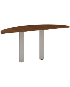 Přídavný stůl Alfa 305 - 160 cm, ořech/stříbrný