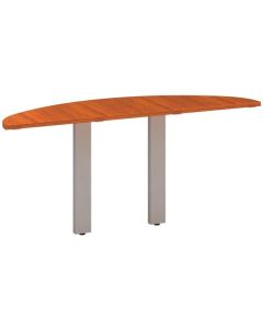 Přídavný stůl Alfa 305 - 160 cm, třešeň/stříbrný