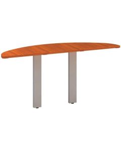 Přídavný stůl Alfa 305 - 162,5 cm, třešeň/stříbrný