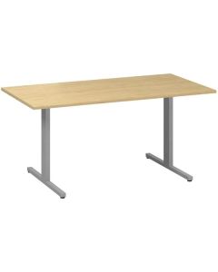 Jednací stůl Alfa 455 - 160 cm, divoká hruška/stří