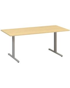 Jednací stůl Alfa 455 - 180 cm, dub Vicenza/stříbr