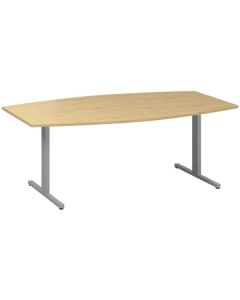 Jednací stůl Alfa 455 - 200 cm, divoká hruška/stří
