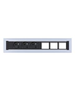 Konfigurovatelný pevný panel KPP 6 - šedý