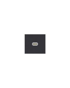 Standardní KEYSTONE konektor KPK USB C - černý