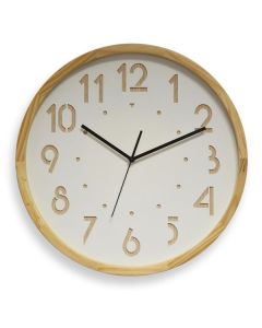 Nástěnné hodiny OSLO Silent - průměr 41 cm, bílé/b