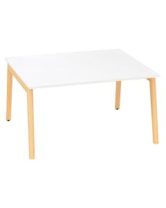 Psací stůl Alfa Root Bench - 140 x 160 cm, bílý