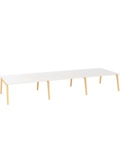 Psací stůl Alfa Root Bench - 480 x 160 cm, bílý