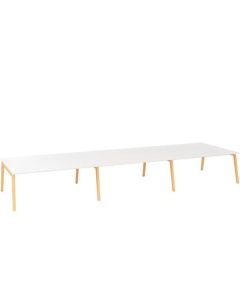 Psací stůl Alfa Root Bench - 540 x 160 cm, bílý