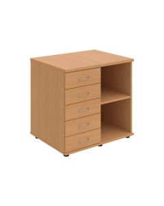 Přídavná skříň SPKZ 3 80 60 L P ke stolu Hobis - b