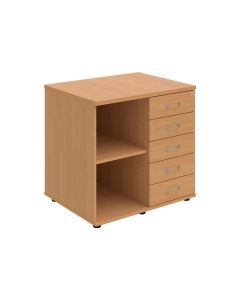 Přídavná skříň SPKZ 3 80 60 P P ke stolu Hobis - b