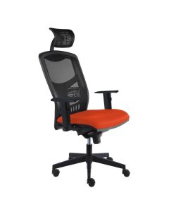 Kancelářská židle York Net, E-SY, oranžová