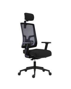 Kancelářská židle New Pure PDH - synchro, černá