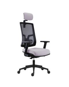 Kancelářská židle New Pure PDH - synchro, sv.šedá